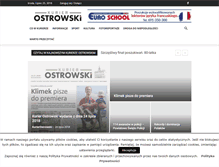 Tablet Screenshot of kurierostrowski.pl